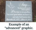 Memorial Plaque Weatherproof Engraved Routed Carved 14" x 11" for Prayer Garden Marker or Memorial Marker Memorial Sign In Loving Memory