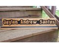 Custom Cherry Wood Desk Plaque: Personalized Quote Sign