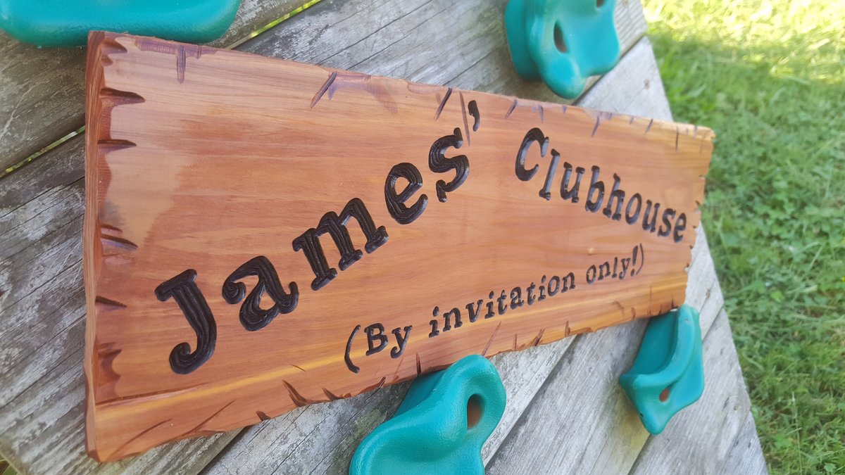 Personalized Cedar Garden Sign: Custom Routed Wood, Floral Design