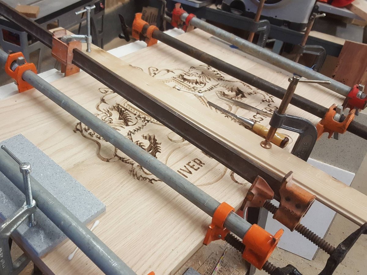 Custom Routed Oak Wood Sign: Home, Business, or Farm (20" x 25")