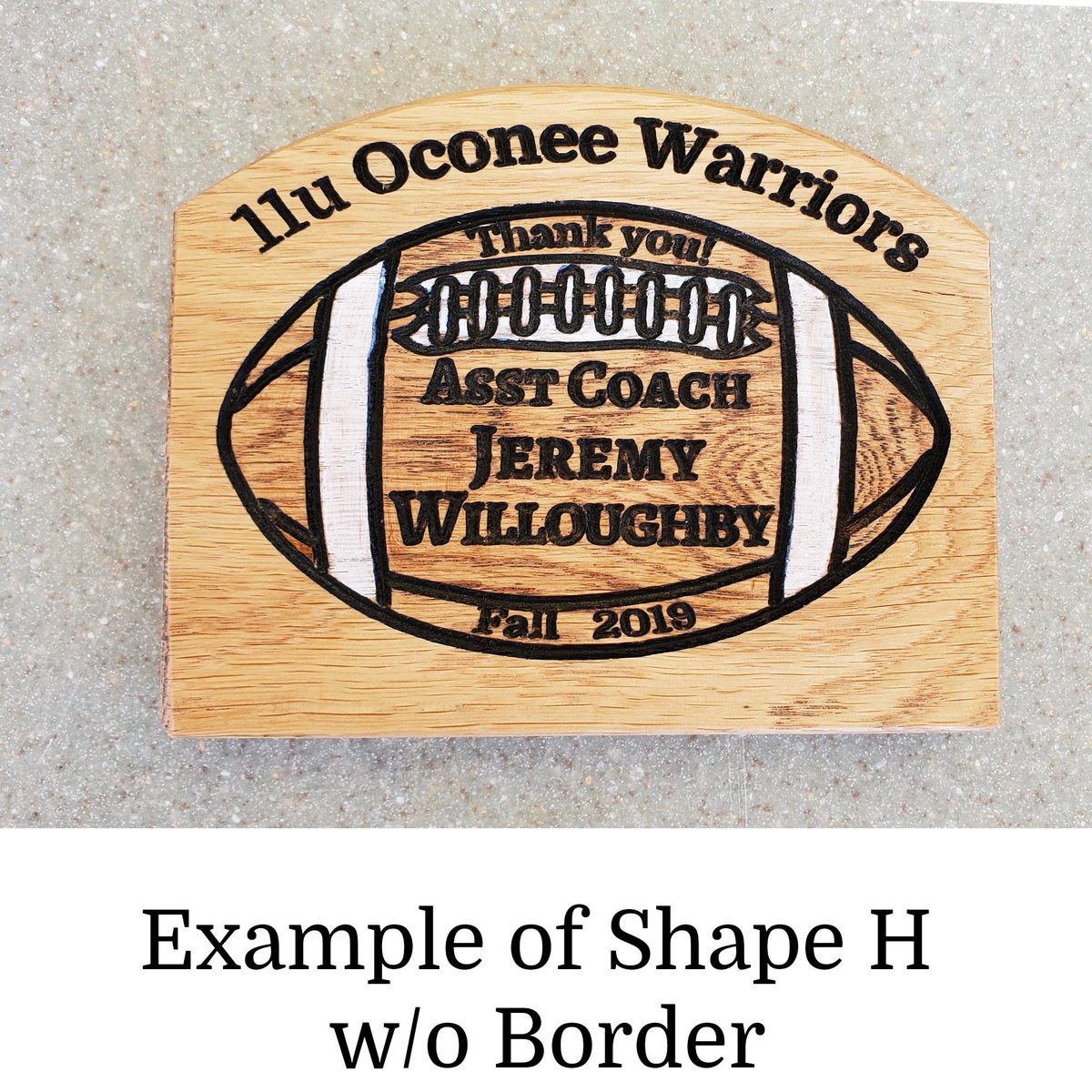 Upcharge for Border and Shape Upgrade Add-On to Any Product